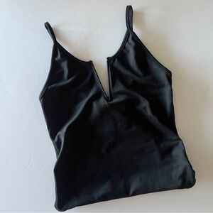 Good American Black Camisole Bodysuit sz 2